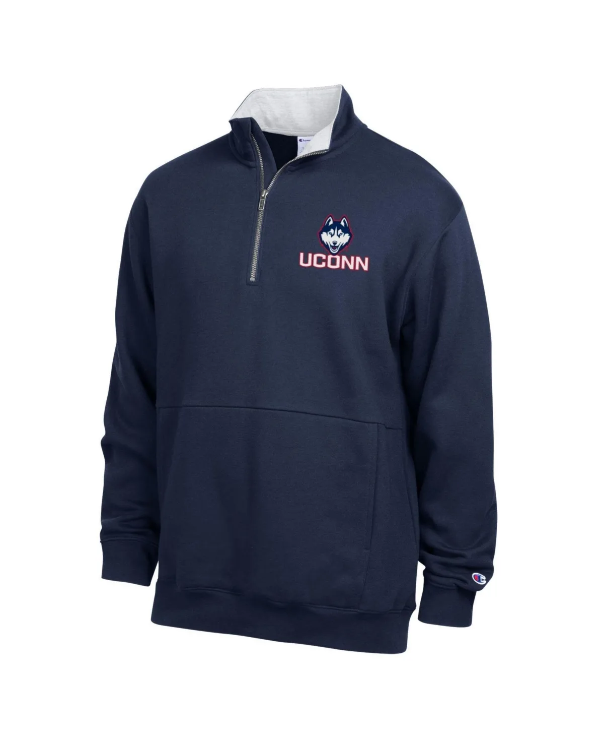 UConn Huskies Fleece Quarter-Zip Pullover by Champion