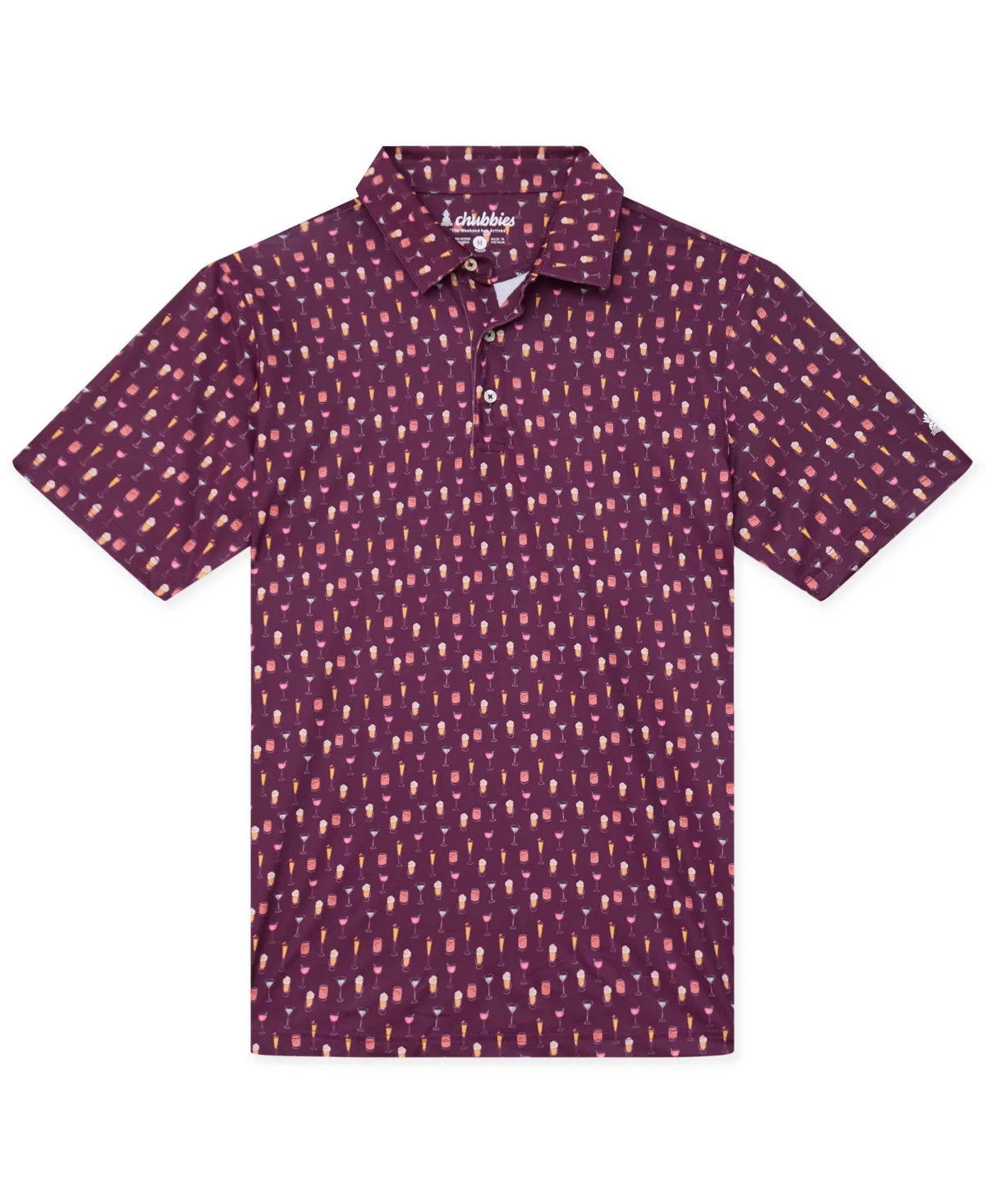 The Clink About It Performance Short-Sleeve Polo Shirt by Chubbies