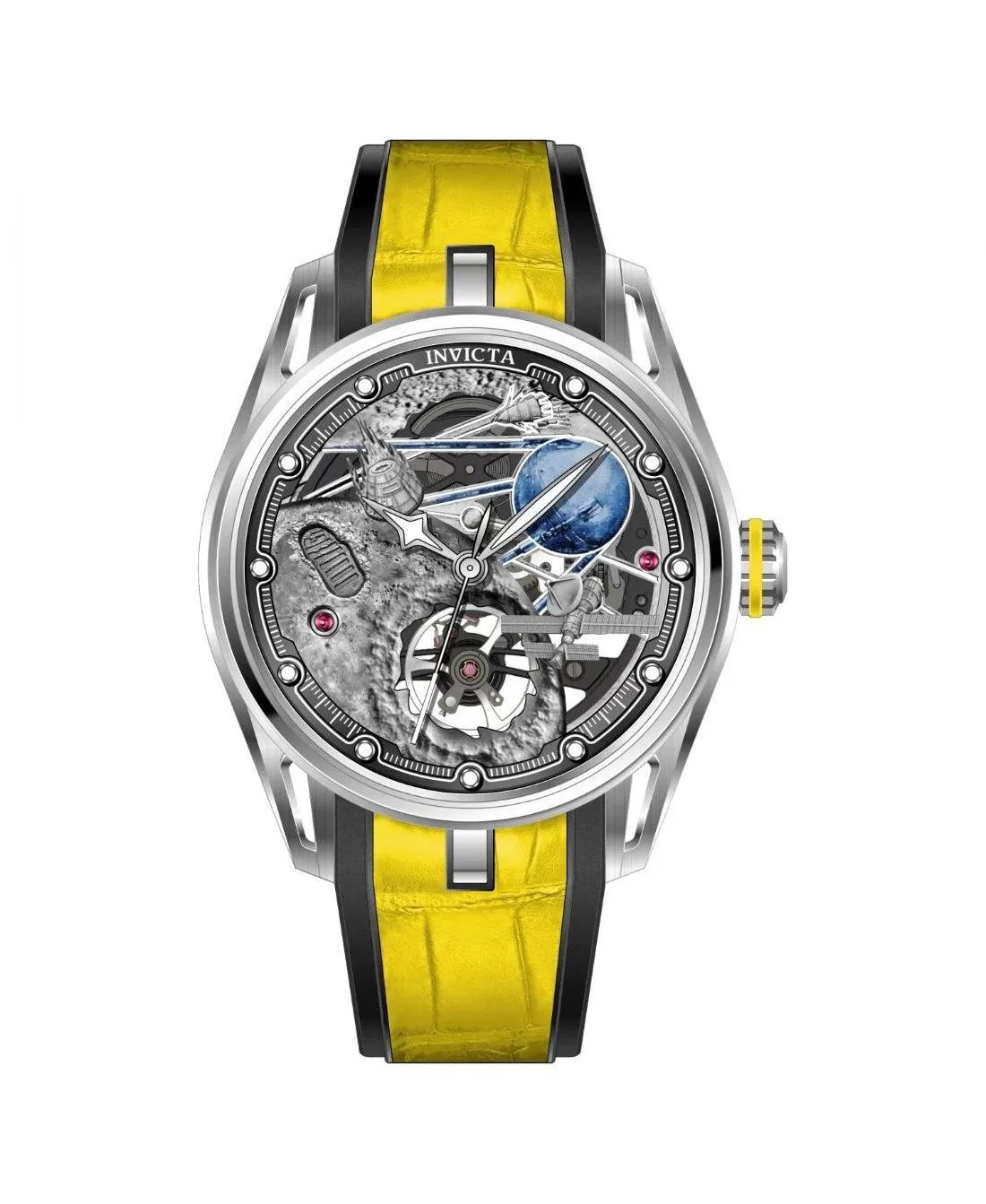 Mechanical 70088 Celestial Rubber Watch, 44.5mm by Invicta