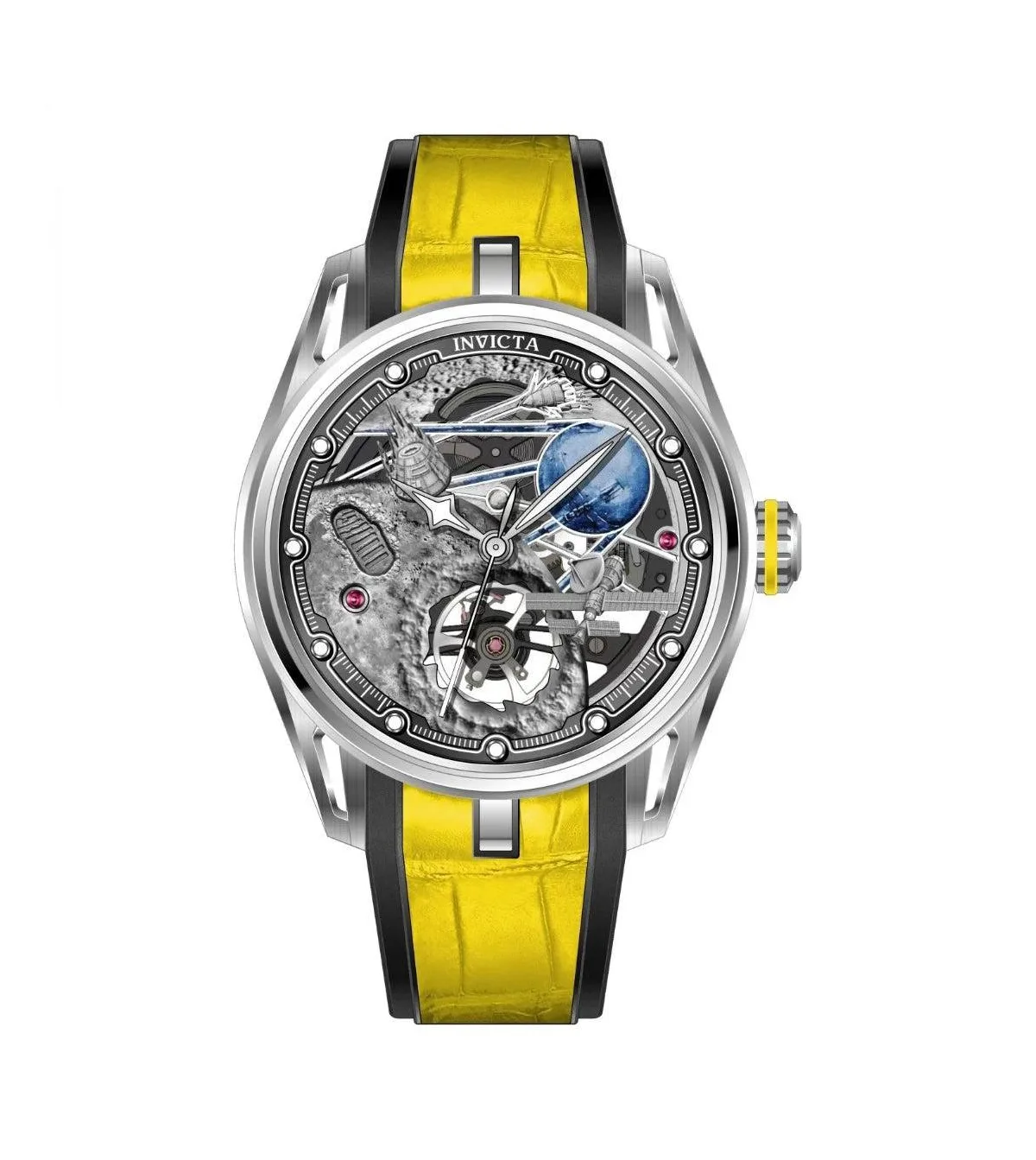 Mechanical 70088 Celestial Rubber Watch, 44.5mm by Invicta