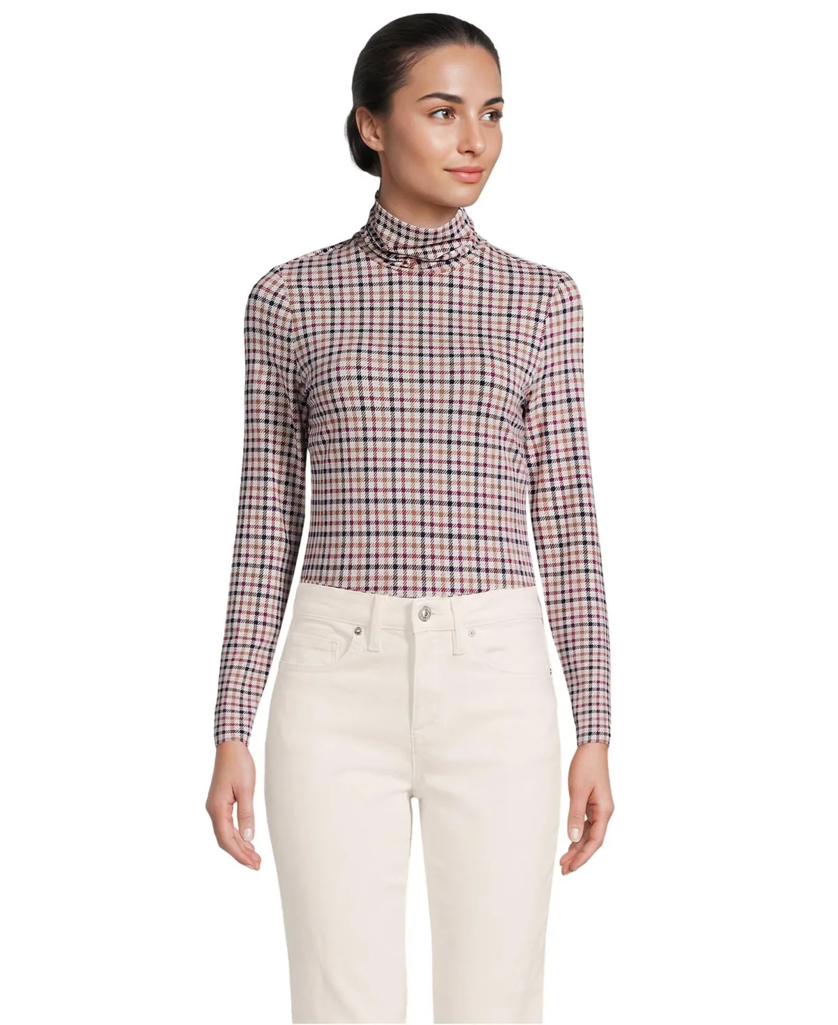 Lightweight Jersey Long Sleeve Turtleneck