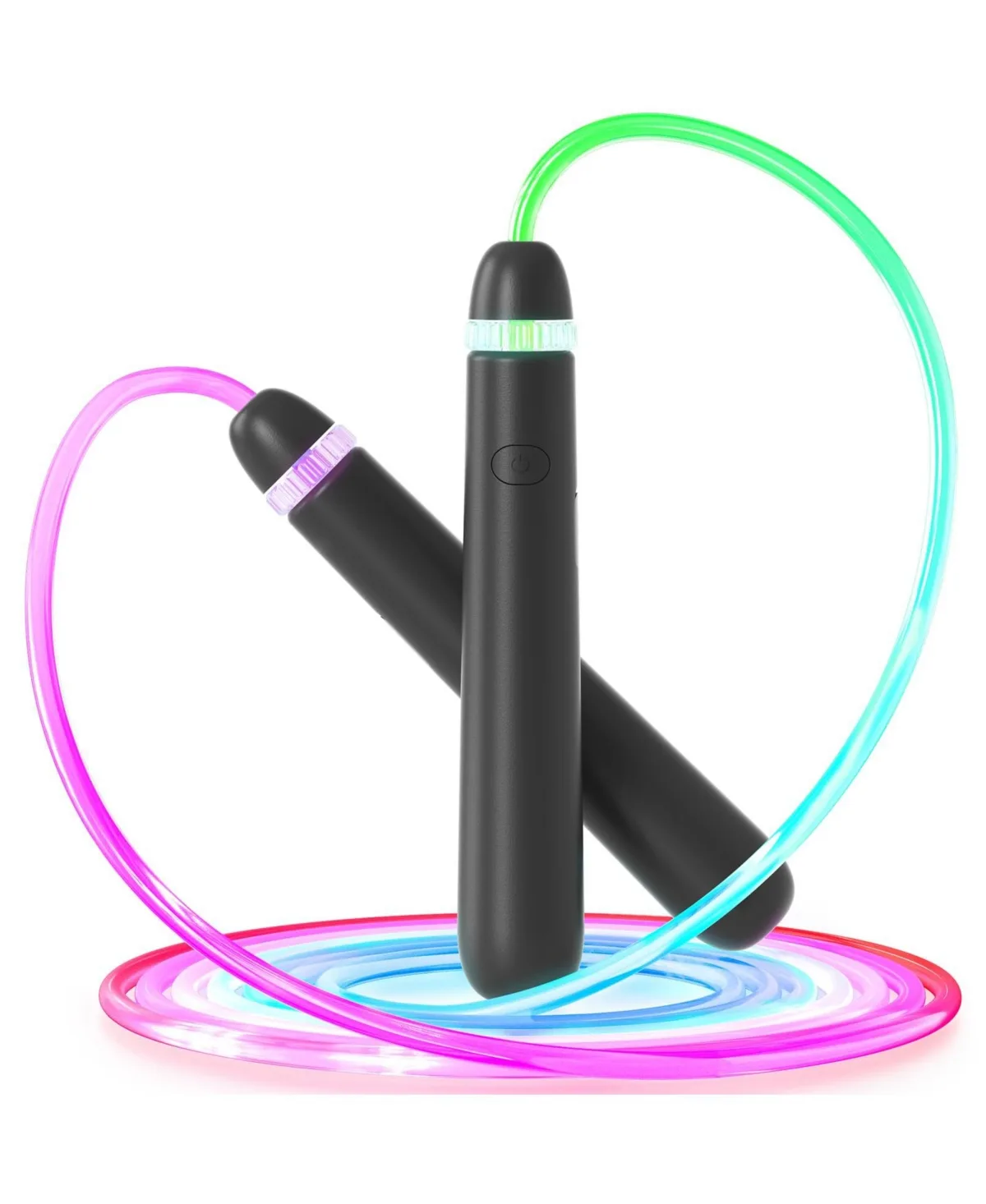Rechargeable Led Light Up Jump Rope Adjustable Length Glowing Exercise Fitness by Sportneer