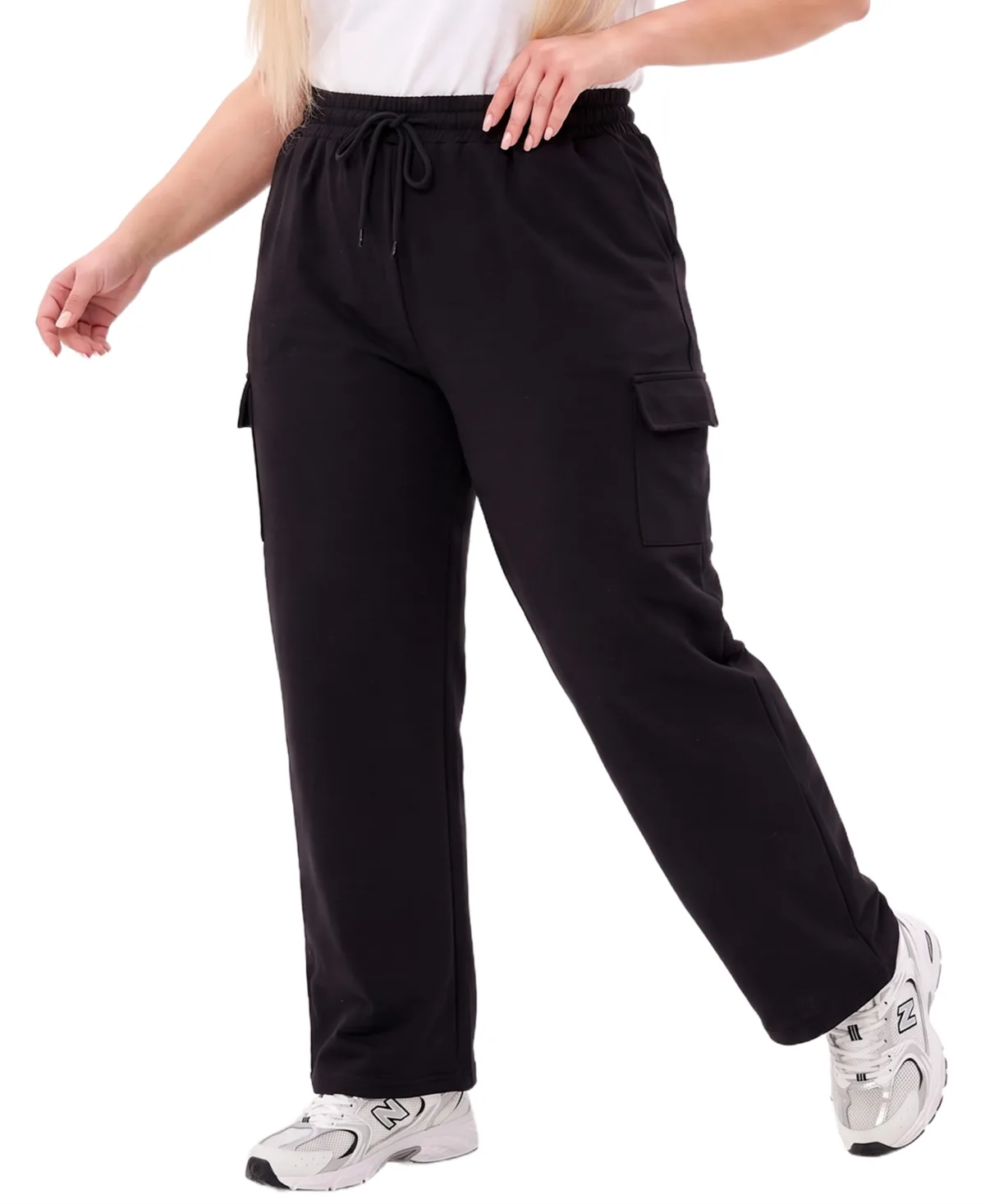 Cargo Wide-Leg Pants by Ny Collection