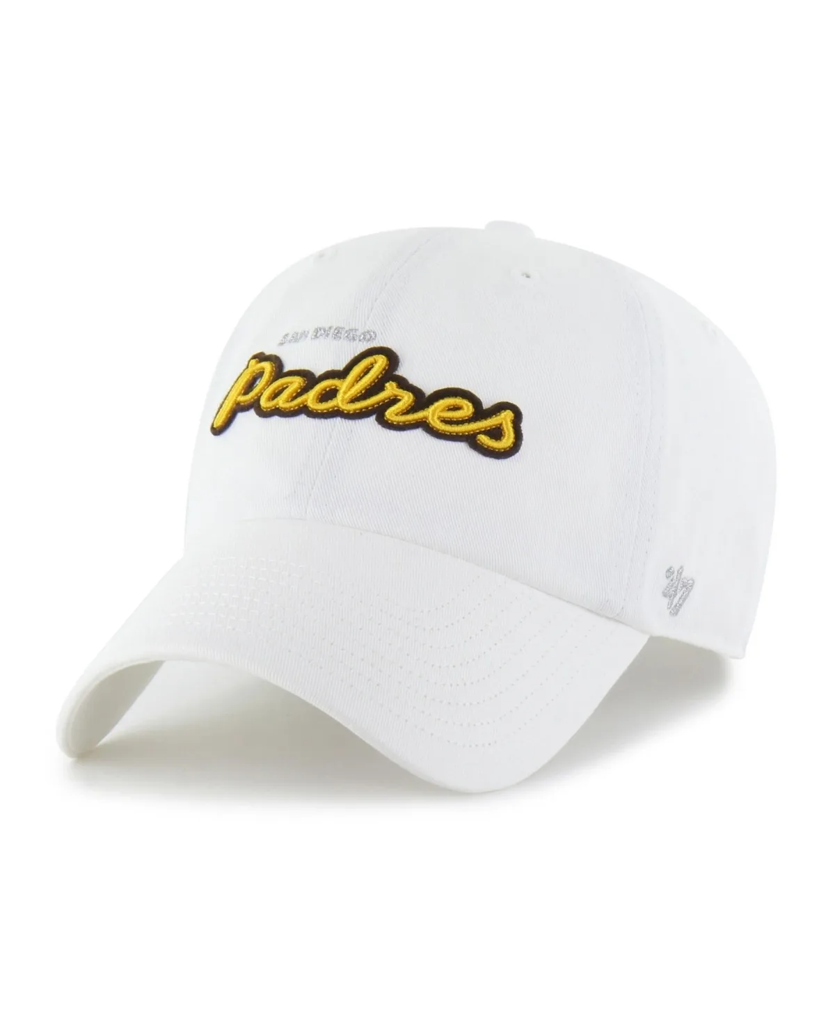 San Diego Padres Clean Up Adjustable Baseball Cap by 47 Brand
