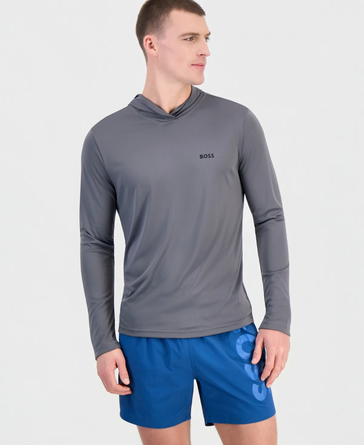 Boss by Hugo Boss Long-Sleeve Hooded Rashguard by Hugo Boss