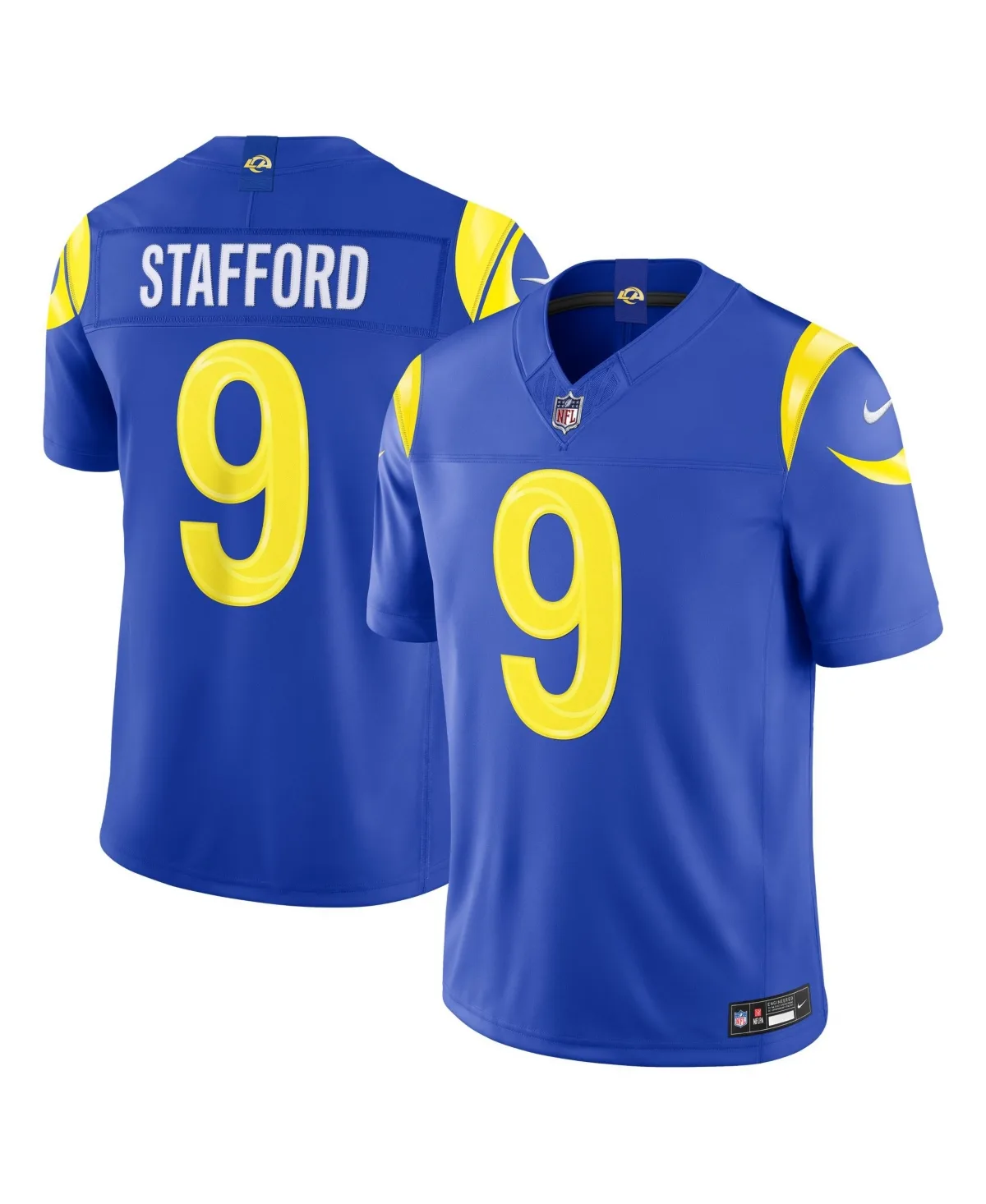 Matthew Stafford Royal Los Angeles Rams Team Vapor F.u.s.e. Stitched Limited Jersey by Nike