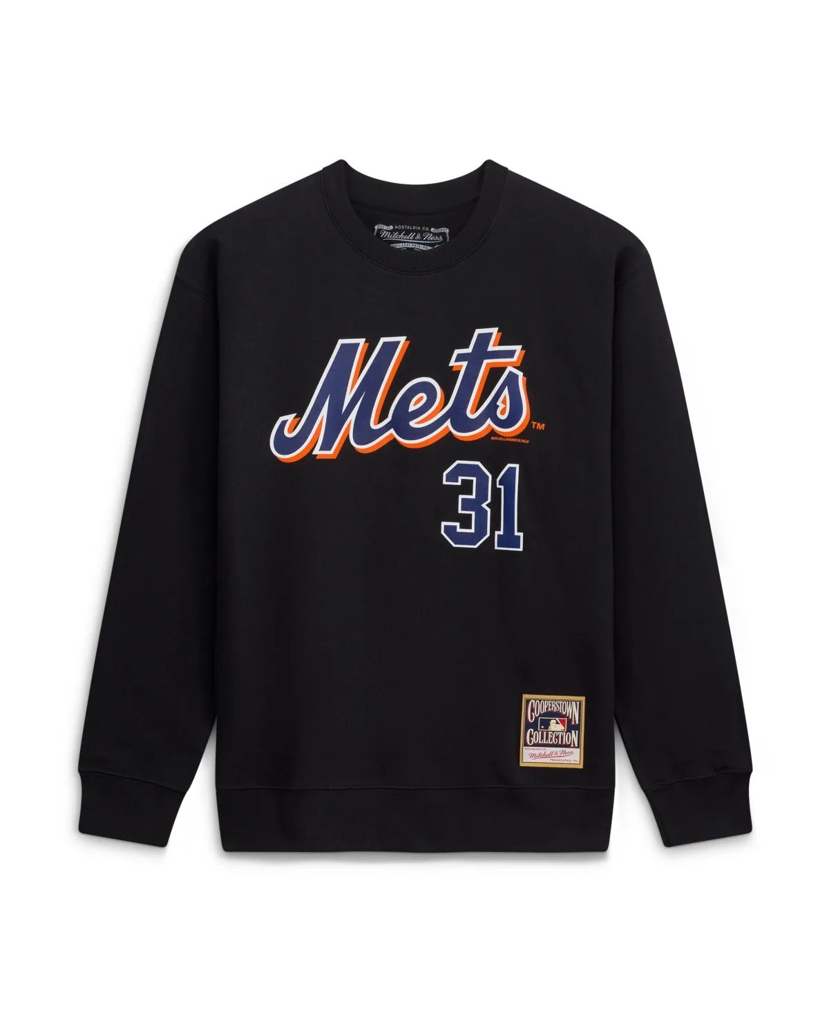 Mike Piazza New York Mets Classic Player Number Sweatshirt by Mitchell & Ness