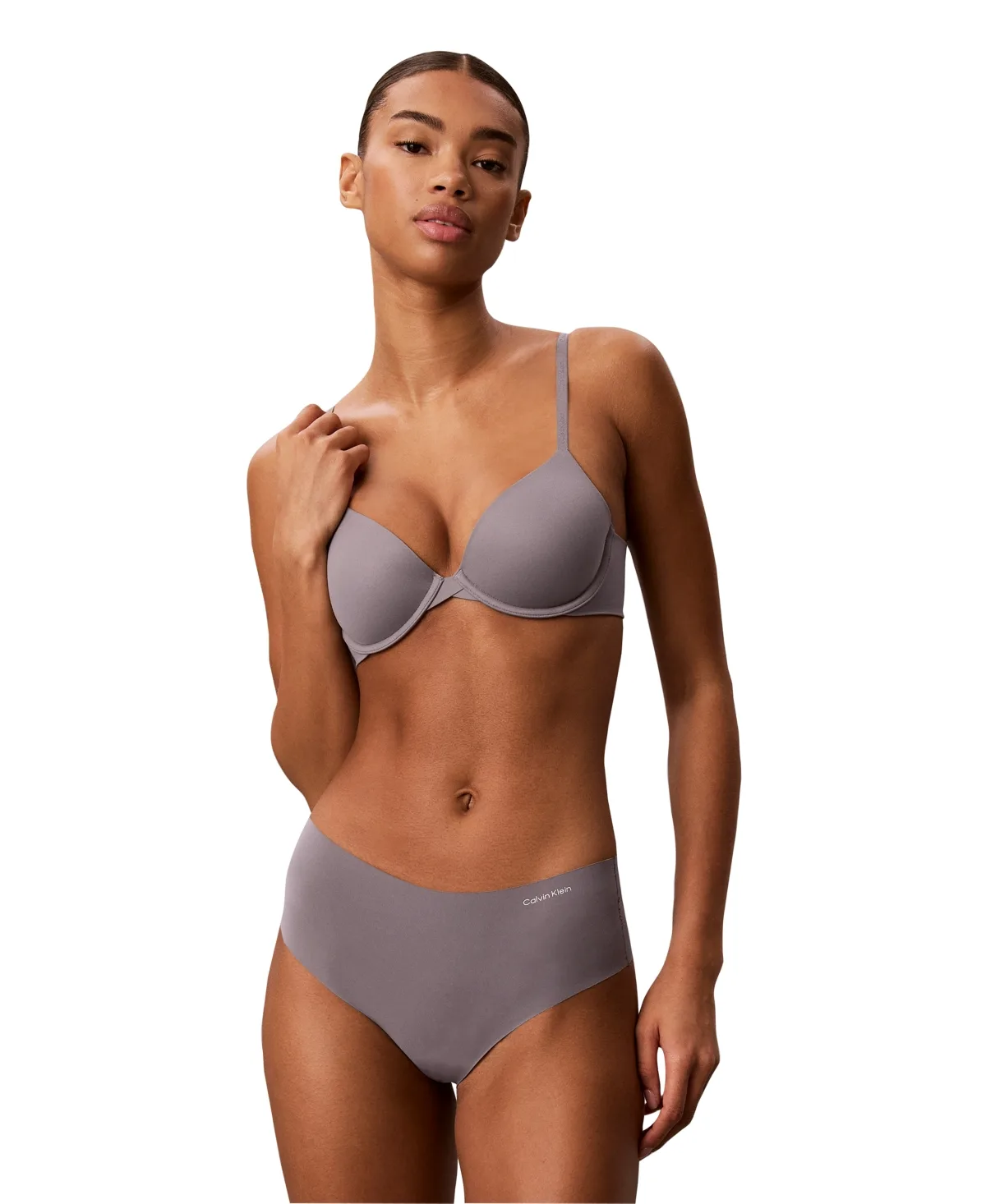 Invisibles Seamless Microfiber Stretch Hipster Panty by Calvin Klein