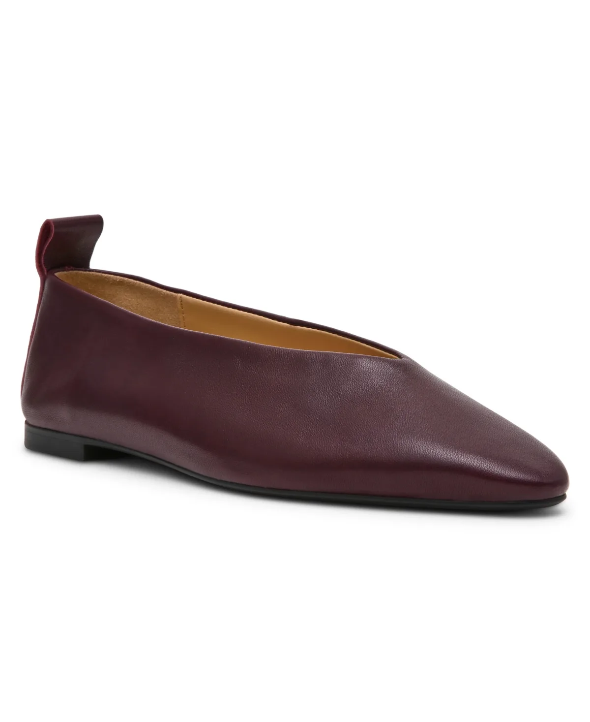 Swanky High-Vamp Almond Toe Flats by Steve Madden