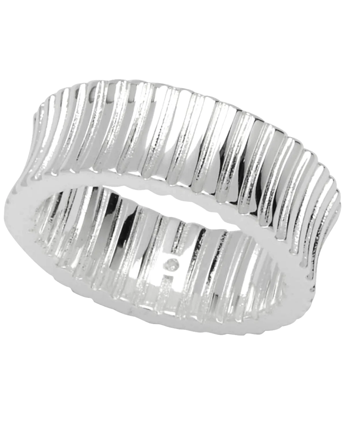 Concaved Ribbed Texture Ring by And Now This