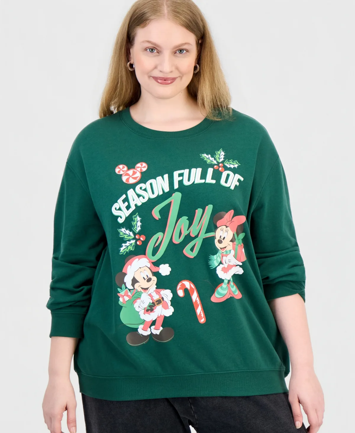 Season of Joy Crew Fleece Graphic Sweatshirt by Disney