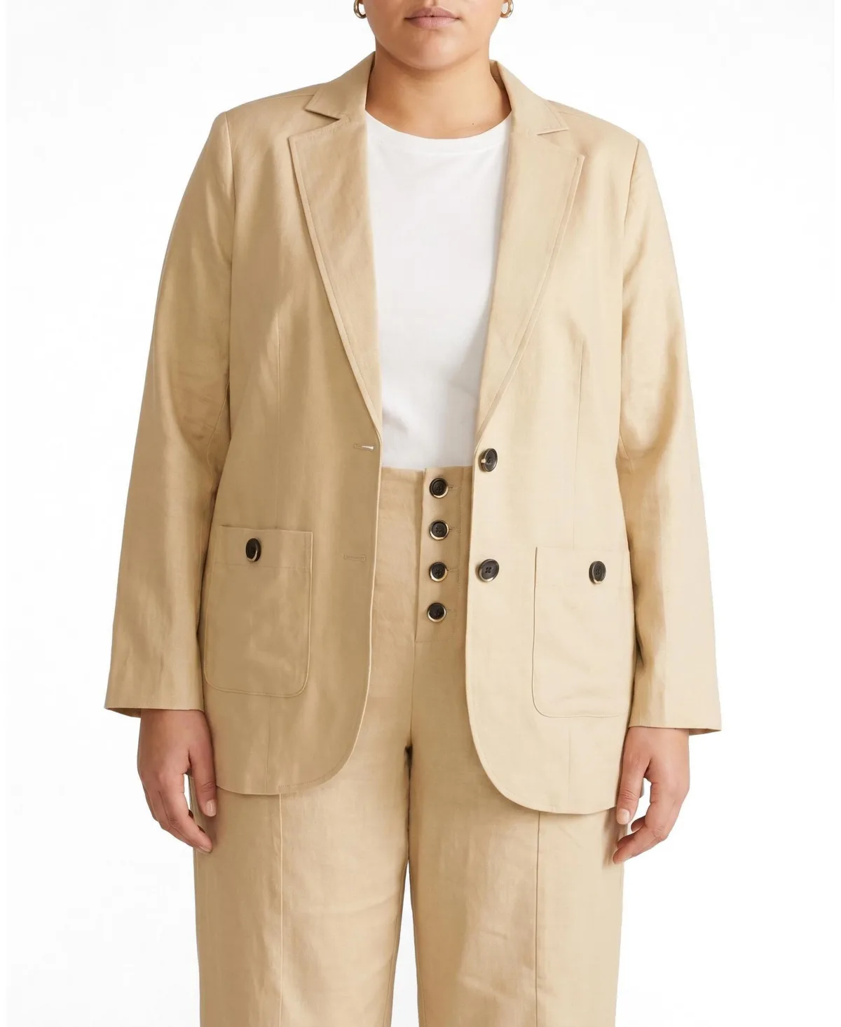 Coastal Linen Blazer by Universal Standard