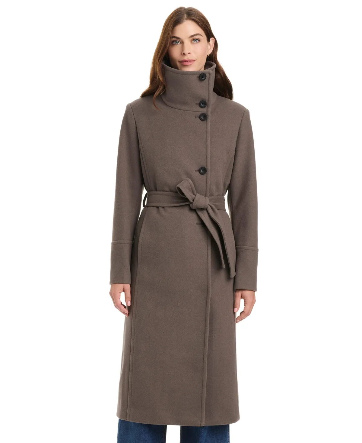 Long Belted Coat by Vince Camuto