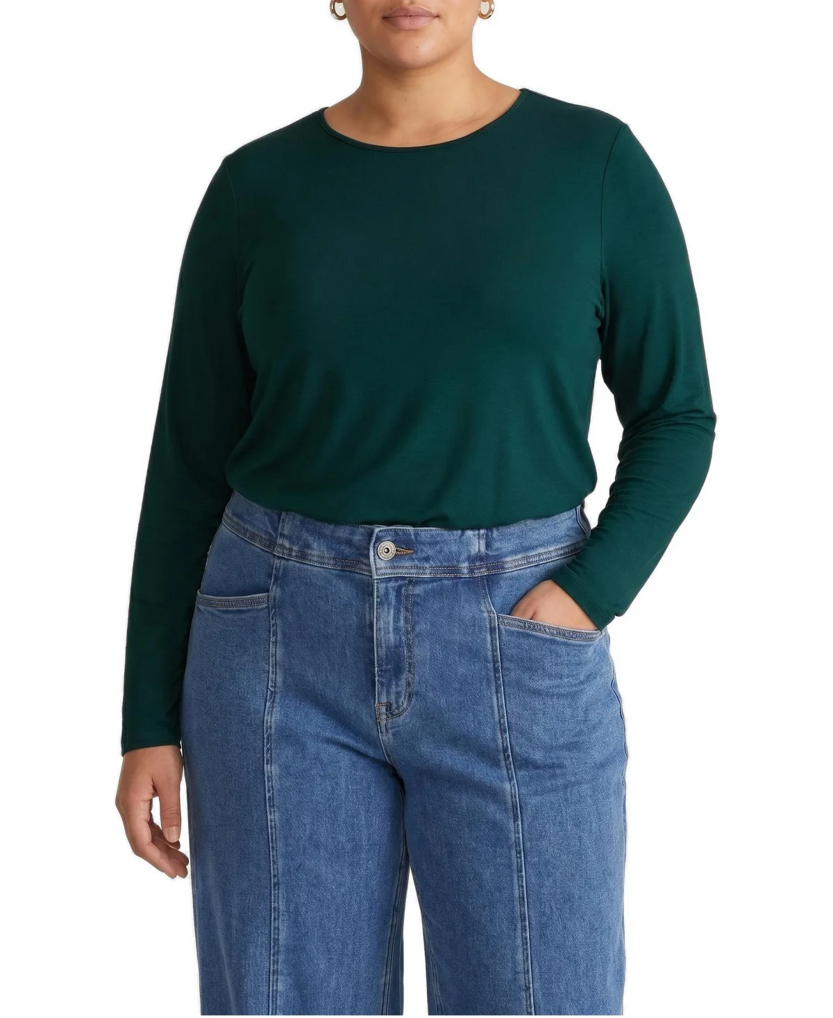 Joan Liquid Jersey Long Sleeve Top