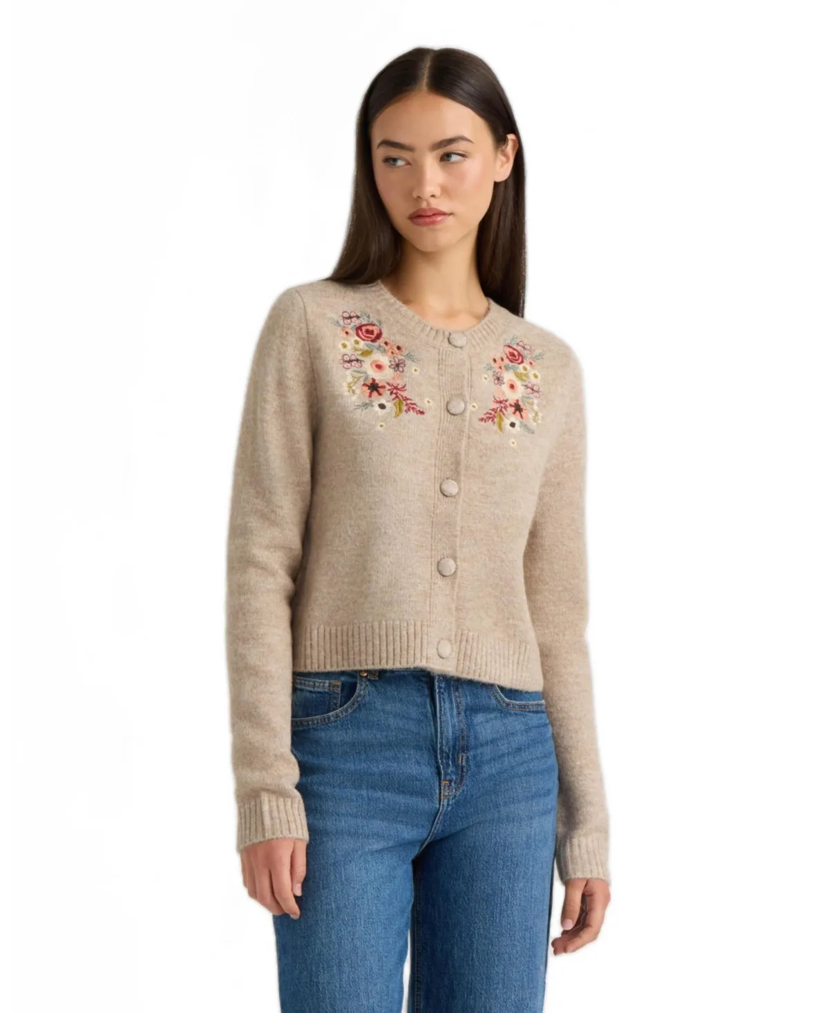 Nvlt Cardigan with Placement Embroidery by Macy's