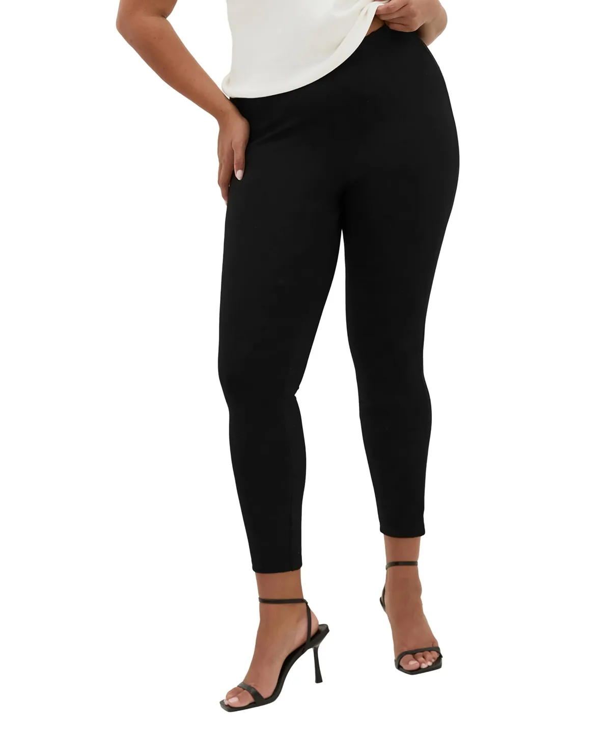 Cora High-Waisted Stretch Ponte Leggings