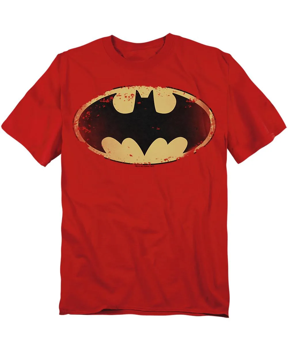 Batman Distressed Shield Graphic T-Shirt