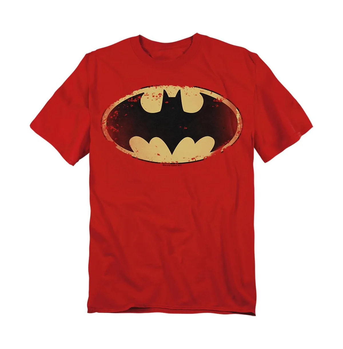 Batman Distressed Shield Graphic T-Shirt by Batman