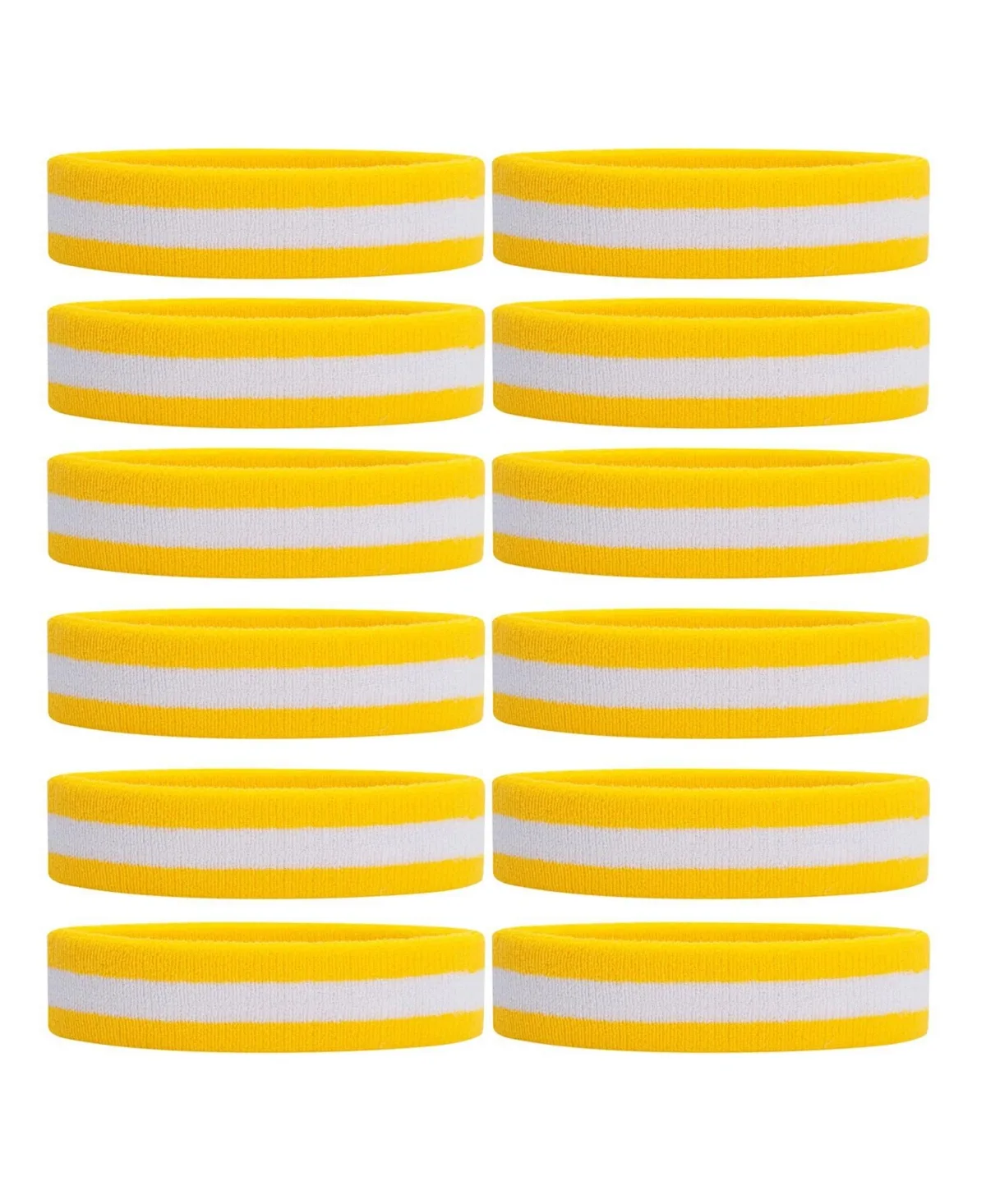 12 Pack Sports Sweat Headbands Moisture Wicking by Furlihong