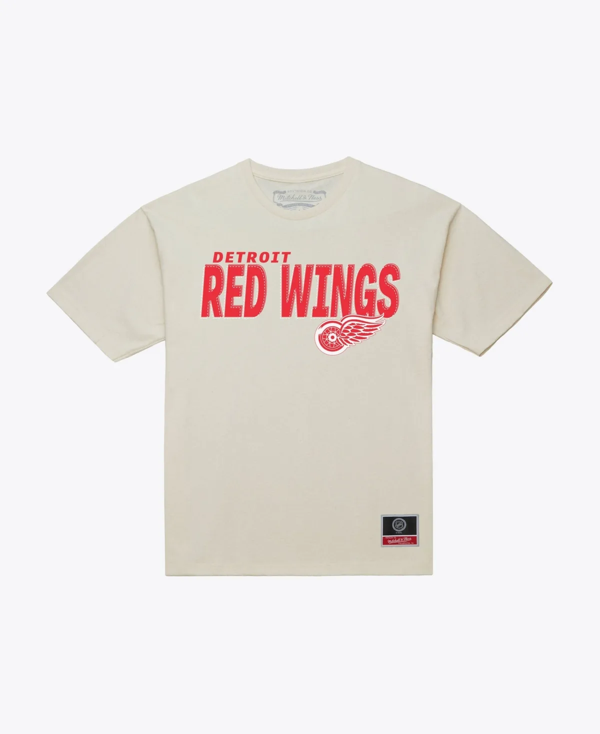 Detroit Red Wings Core Plus Graphic Crewneck T-Shirt by Mitchell & Ness