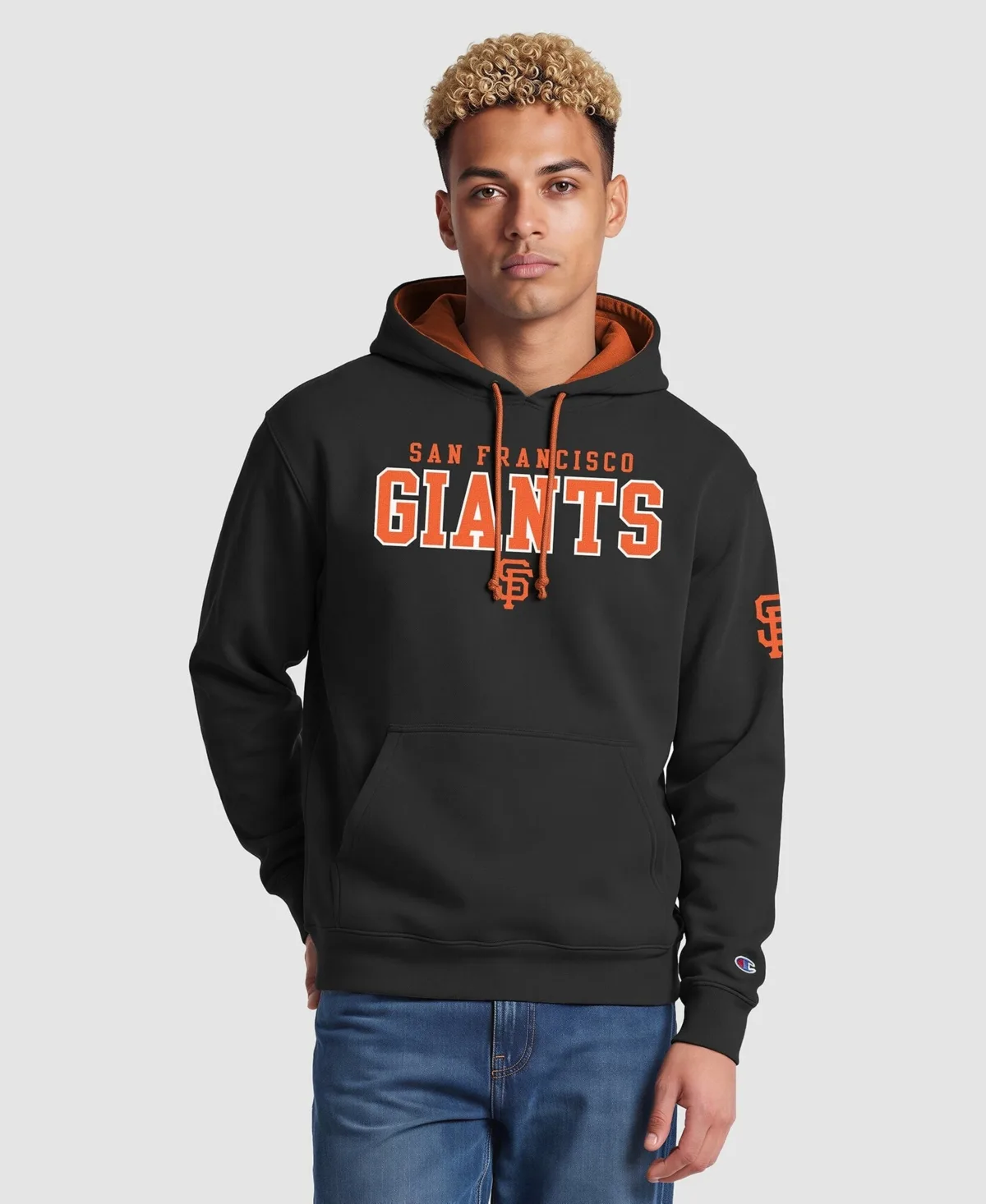 San Francisco Giants Classic-Fit Fleece Hoodie by Champion