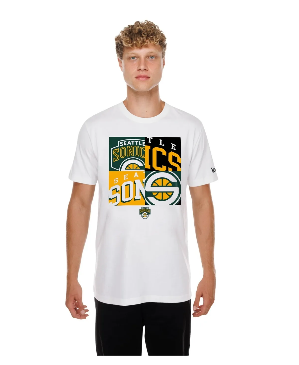 Seattle SuperSonics Block Logo T-Shirt by New Era