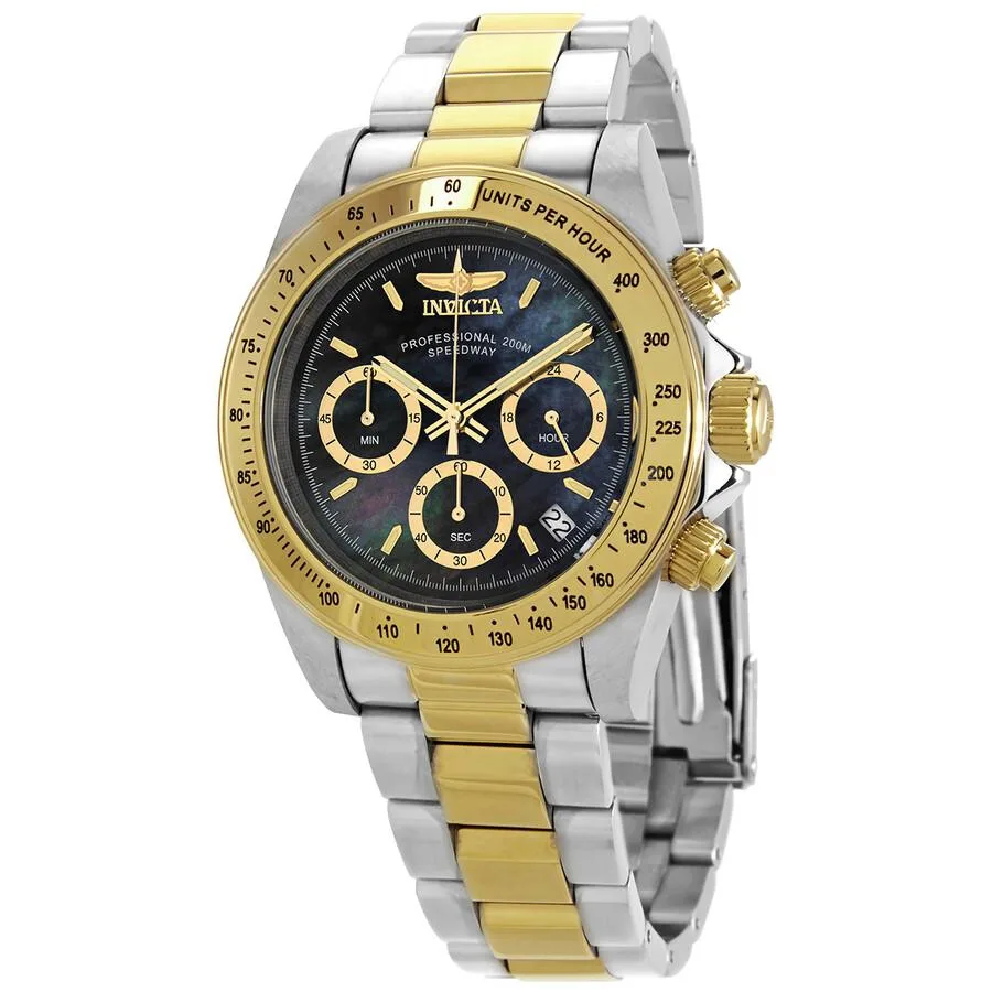 28667 Speedway Quartz Chronograph Mother of Pearl Dial Watch by Invicta