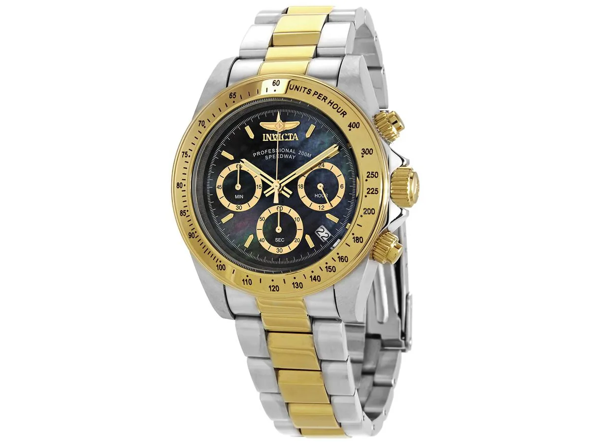 28667 Speedway Quartz Chronograph Mother of Pearl Dial Watch by Invicta