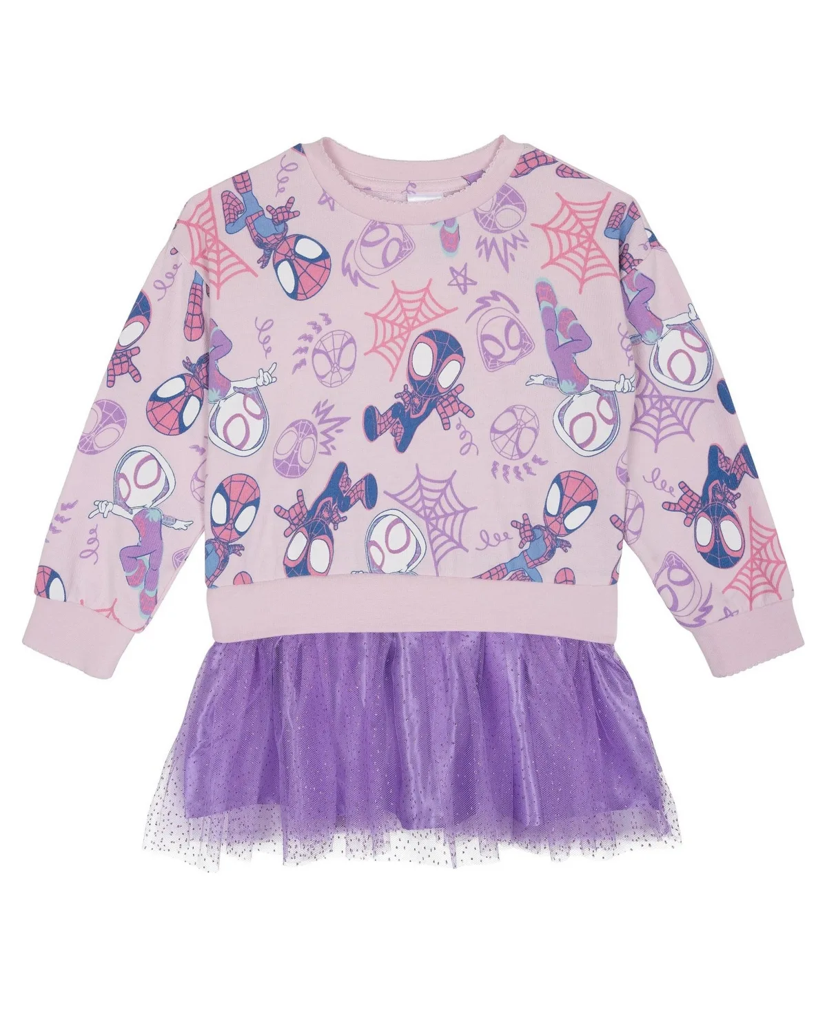Spider-Man Long-Sleeve Tutu Dress by Spidey and His Amazing Friends
