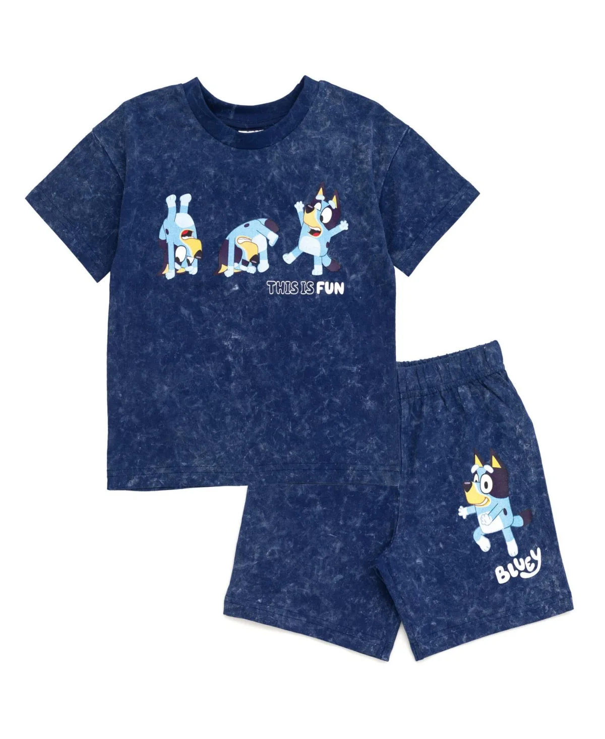Bingo Vintage Drop Shoulder T-Shirt and Shorts Outfit Set by Bluey