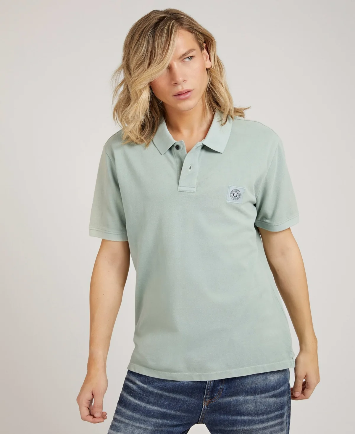 Washed Polo Shirt by GUESS