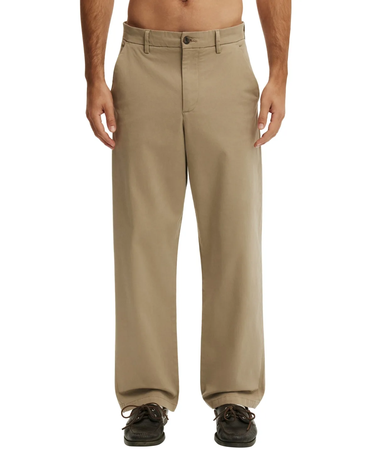 Baggy Chino Relaxed-Fit Pants by Cotton on