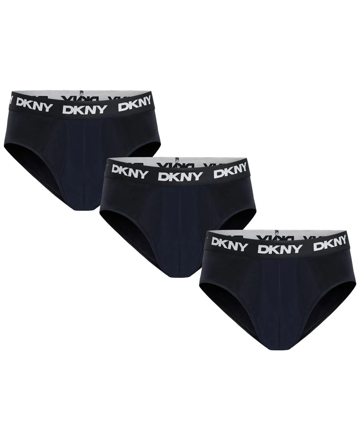 Cooling Logo Waistband Briefs, 3-Pack by DKNY