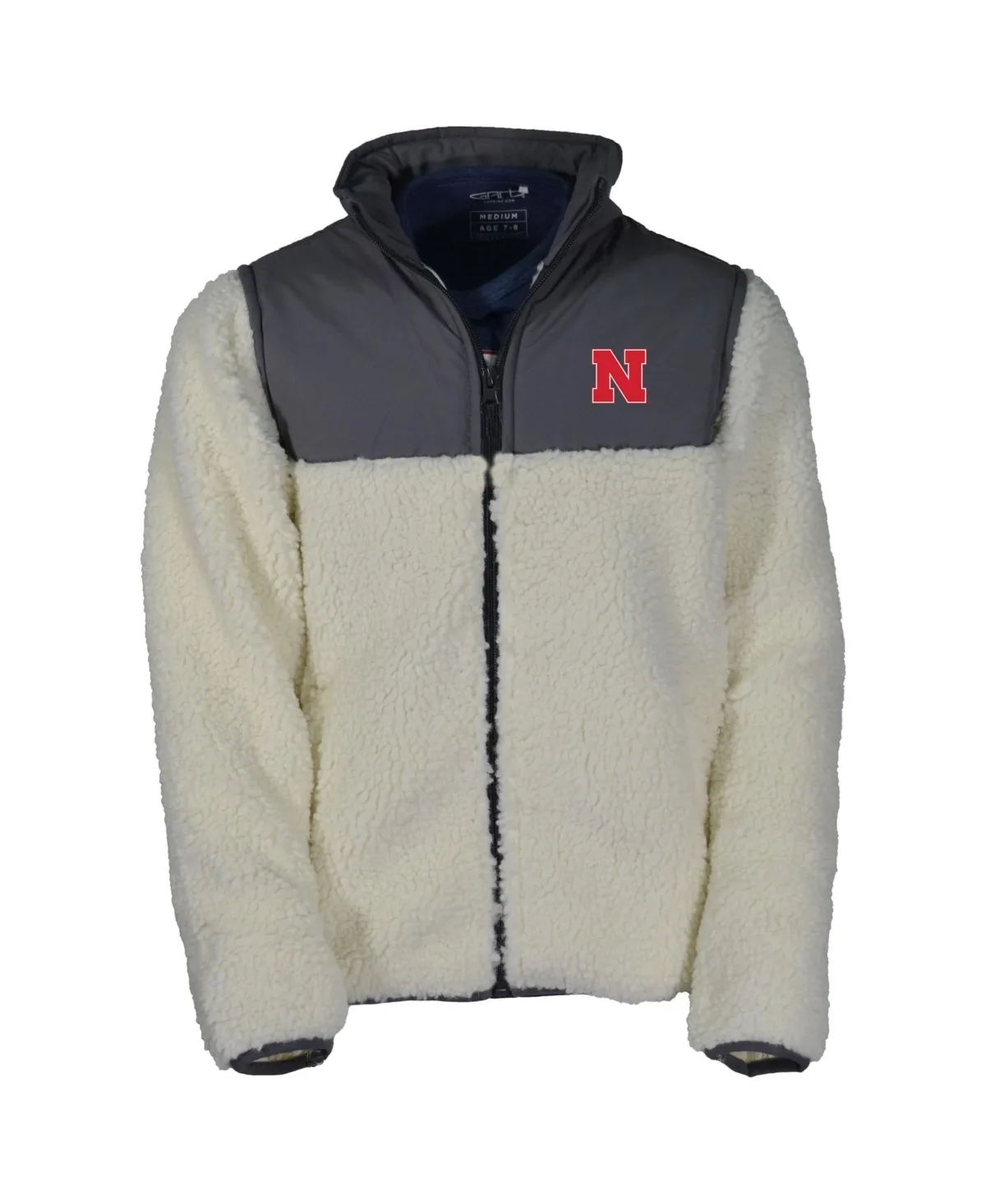 Nebraska Huskers Full-Zip Teddy Sherpa Jacket by Garb