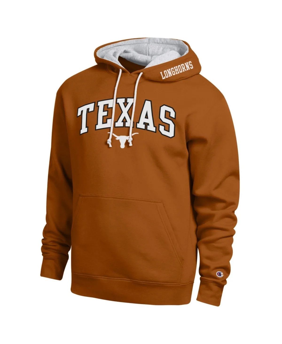 Longhorns Arch Tackle Twill Hoodie by Champion