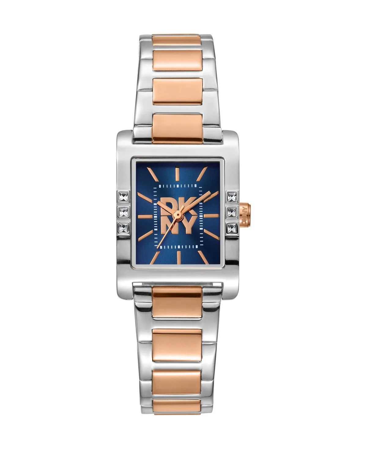 Logo Quartz Two-Tone Stainless Steel Bracelet Watch, 22 mm by DKNY