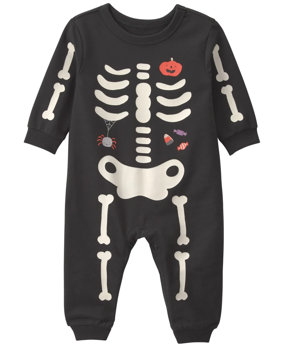 Halloween Skeleton French Terry Jumpsuit by Carter's