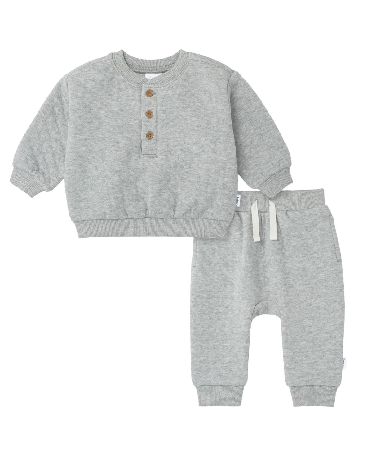2-Piece Quilted Top and Jogger Set by Gerber