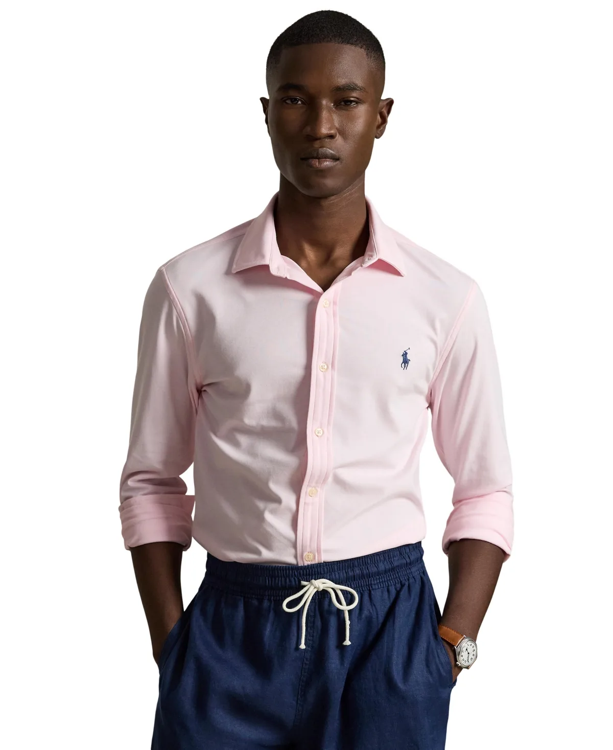 Stretch Knit Oxford Shirt by Polo Ralph Lauren