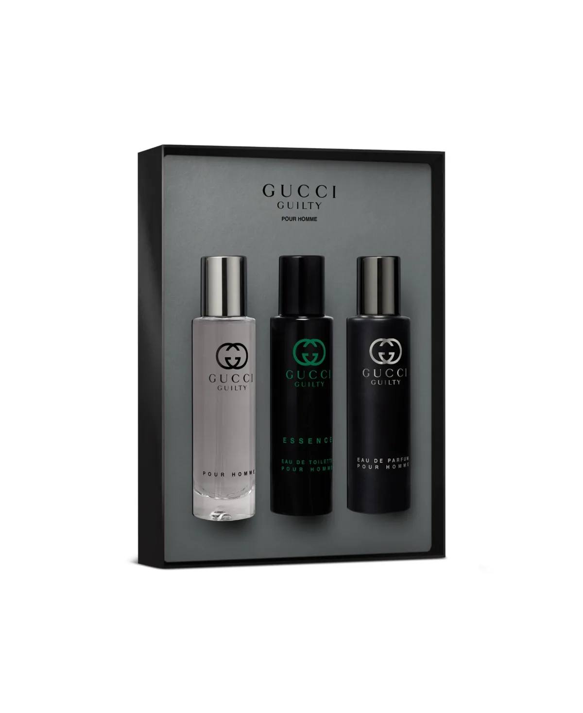 3-Piece Guilty Pour Homme Travel Spray Trio Gift Set by Gucci