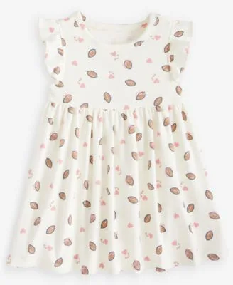 Short Sleeve Football Print Dress by First Impressions