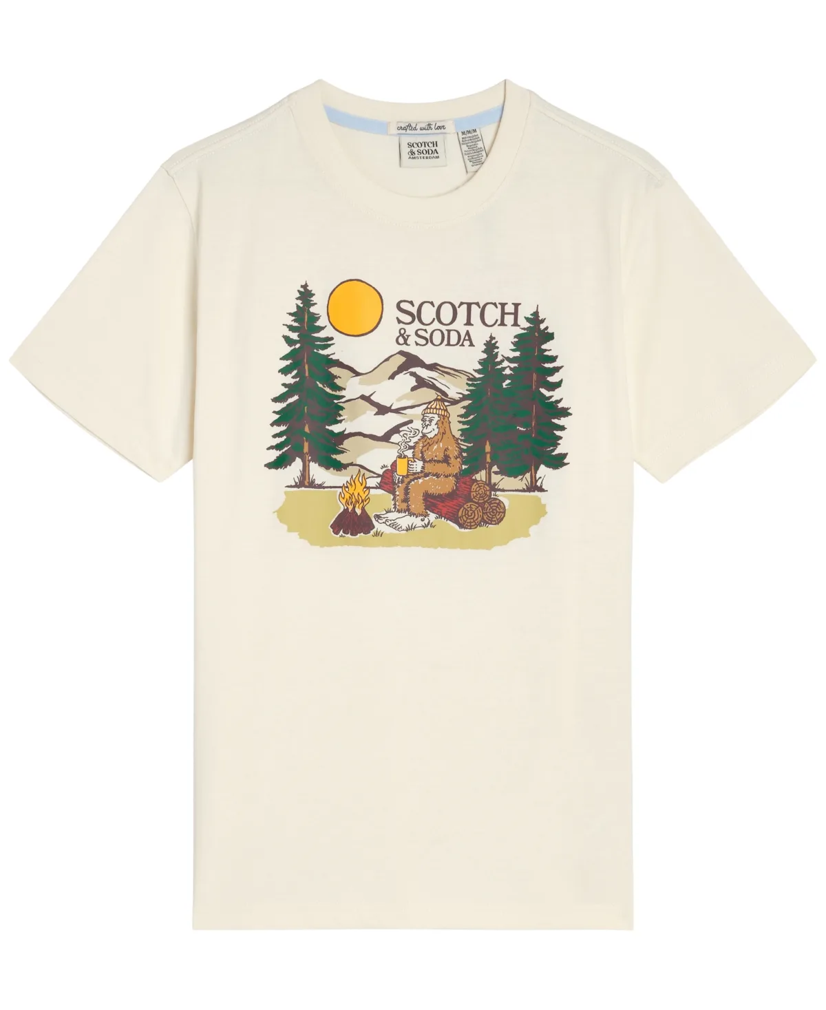 Classic-Fit Crewneck Graphic T-Shirt by Scotch & Soda