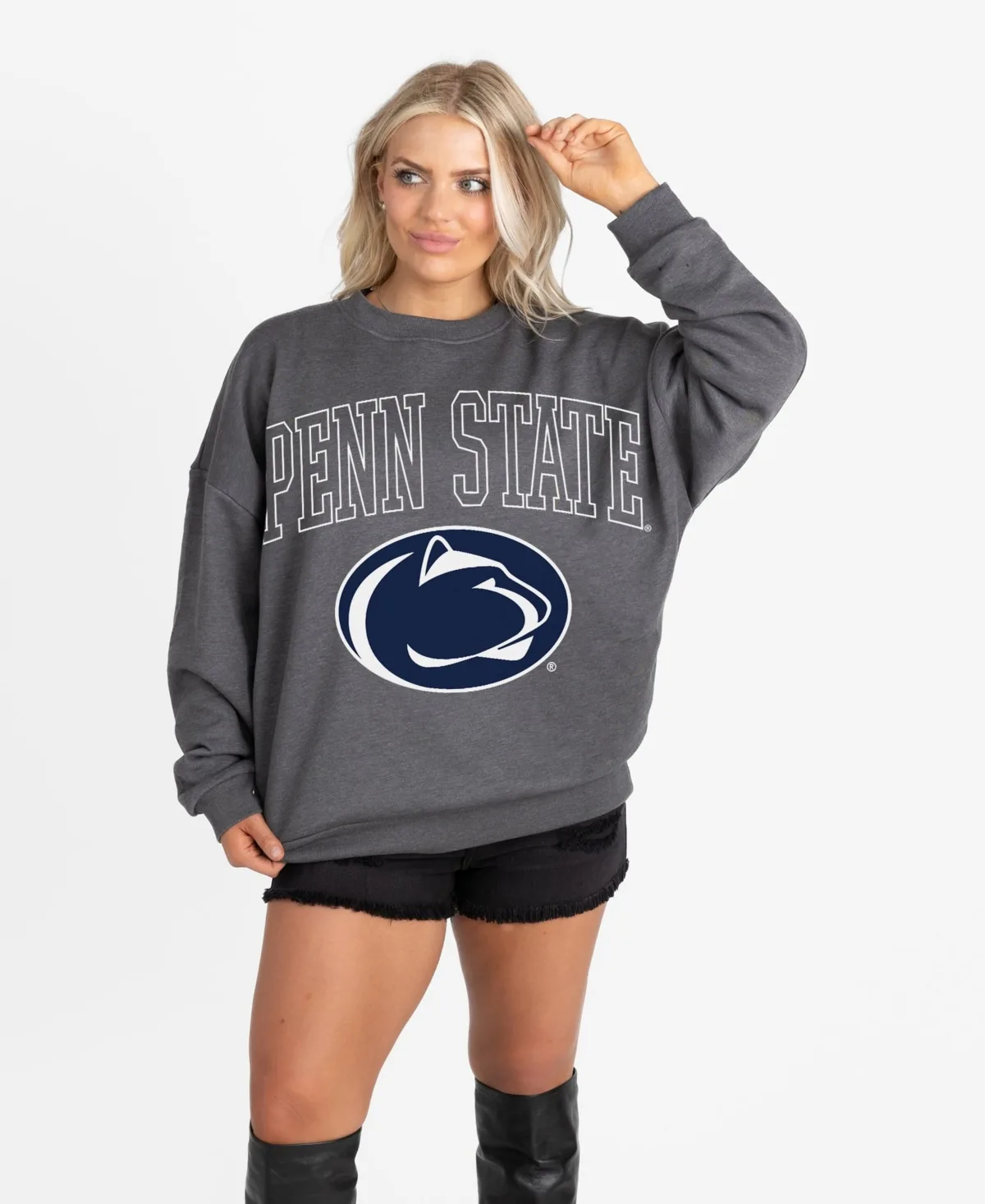Penn State Nittany Lions Oversized Rising Stars Premium Fleece Drop Shoulder Sweatshirt