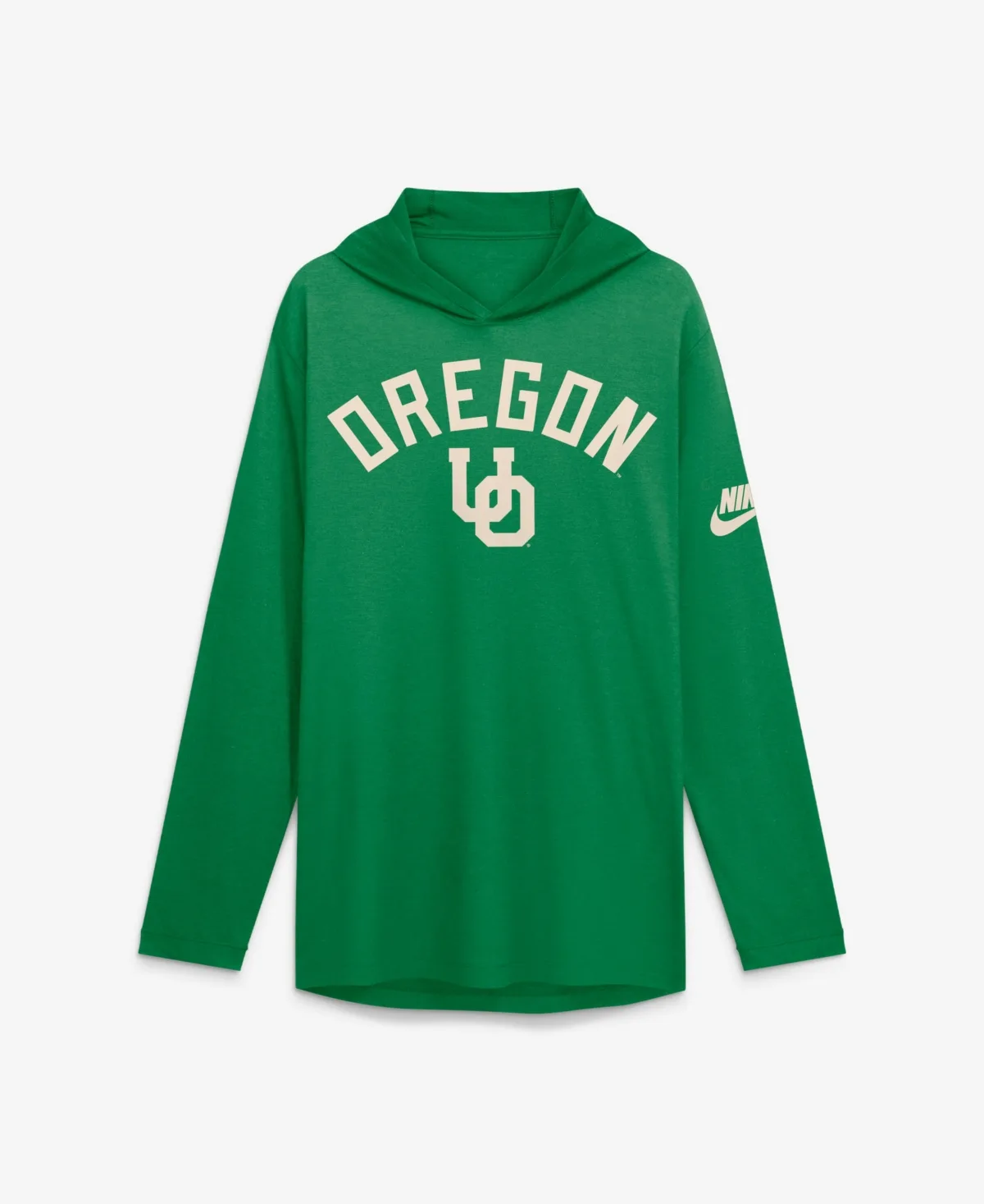 Oregon Ducks Legacy Arch Tri-Blend Long Sleeve Hooded Sweatshirt by Nike