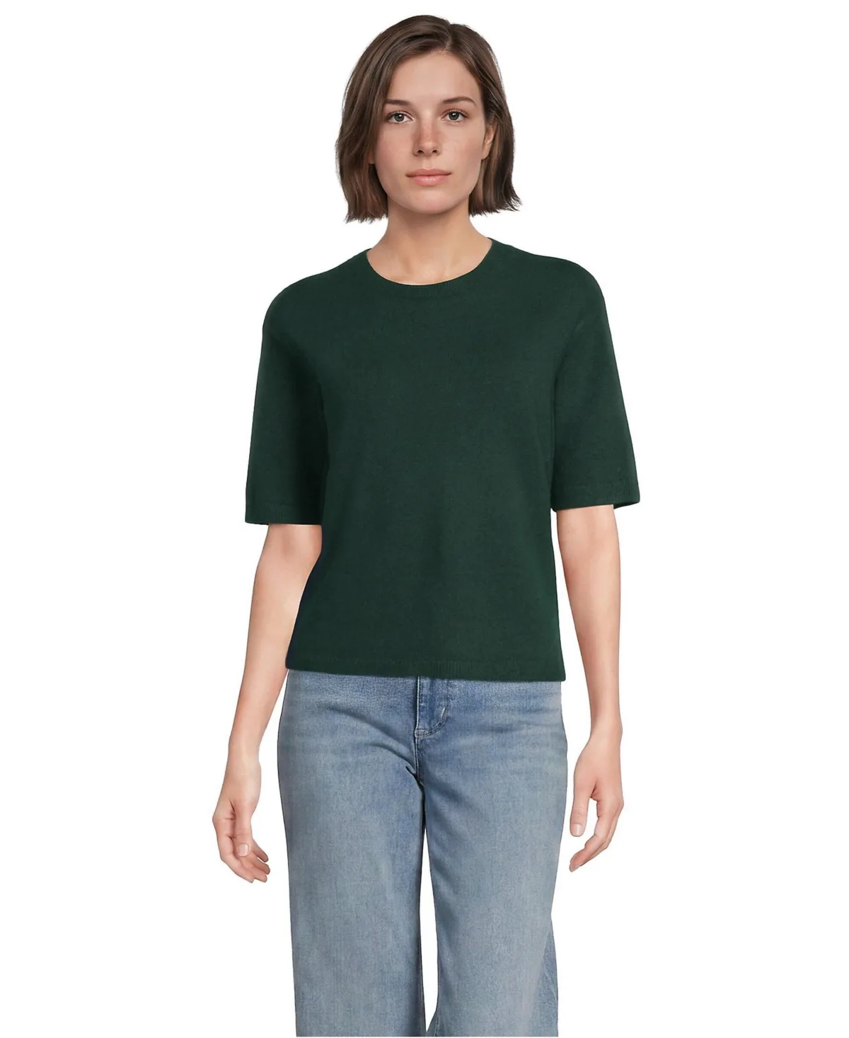 CashTouch Short Sleeve Sweater