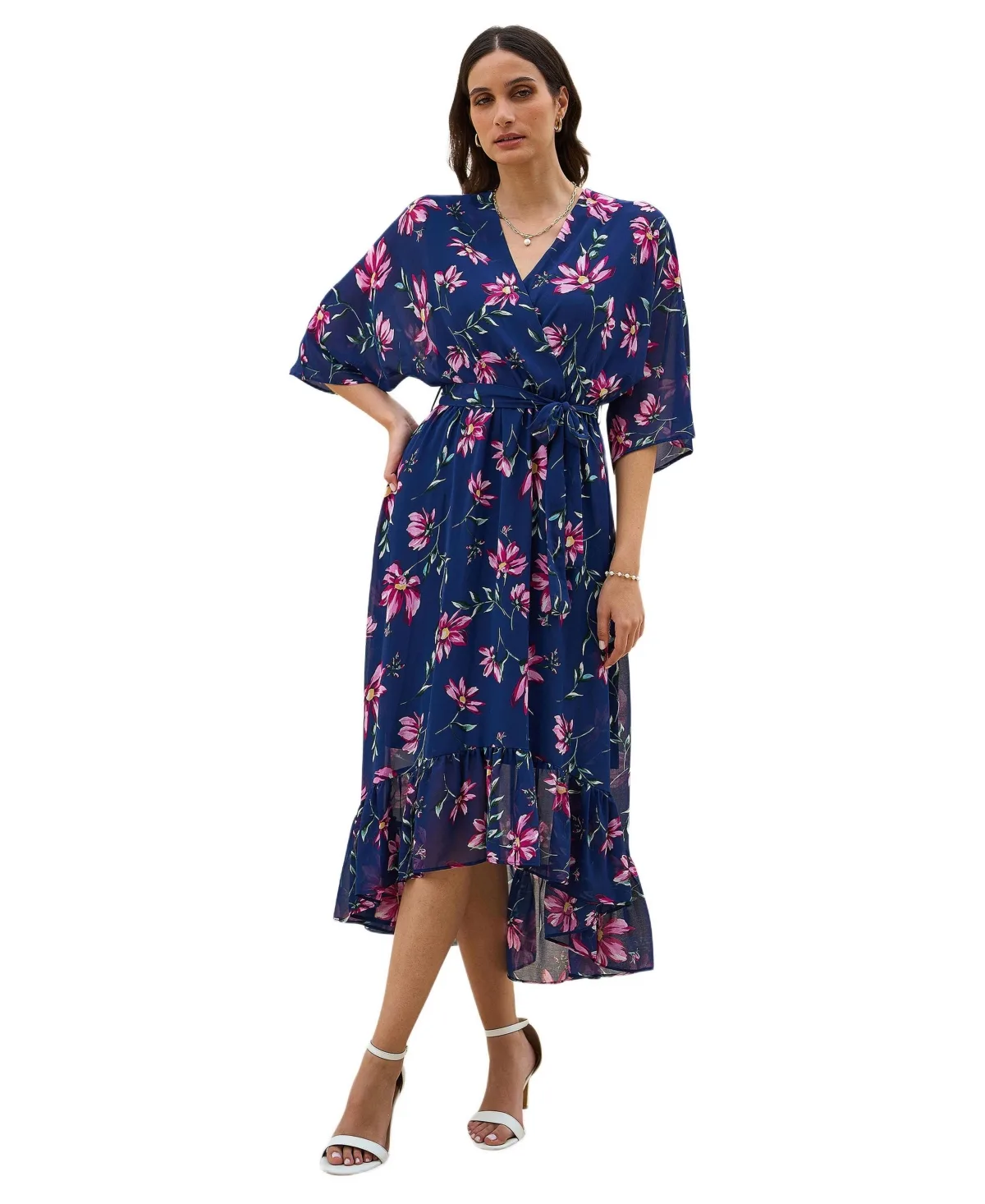 Floral Midi Dress by Yumi