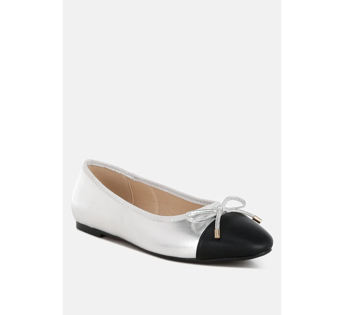 Minato Two Tone Ballet Flats by London Rag