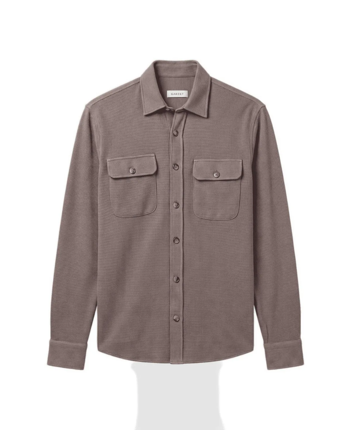 Regular-Fit Flap-Pocket Overshirt by Garnet