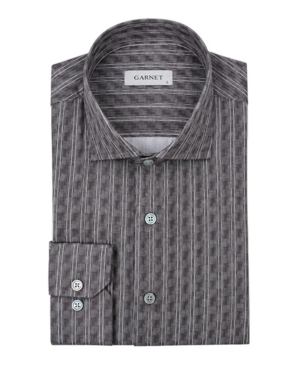 Striped Long-Sleeve Shirt by Garnet