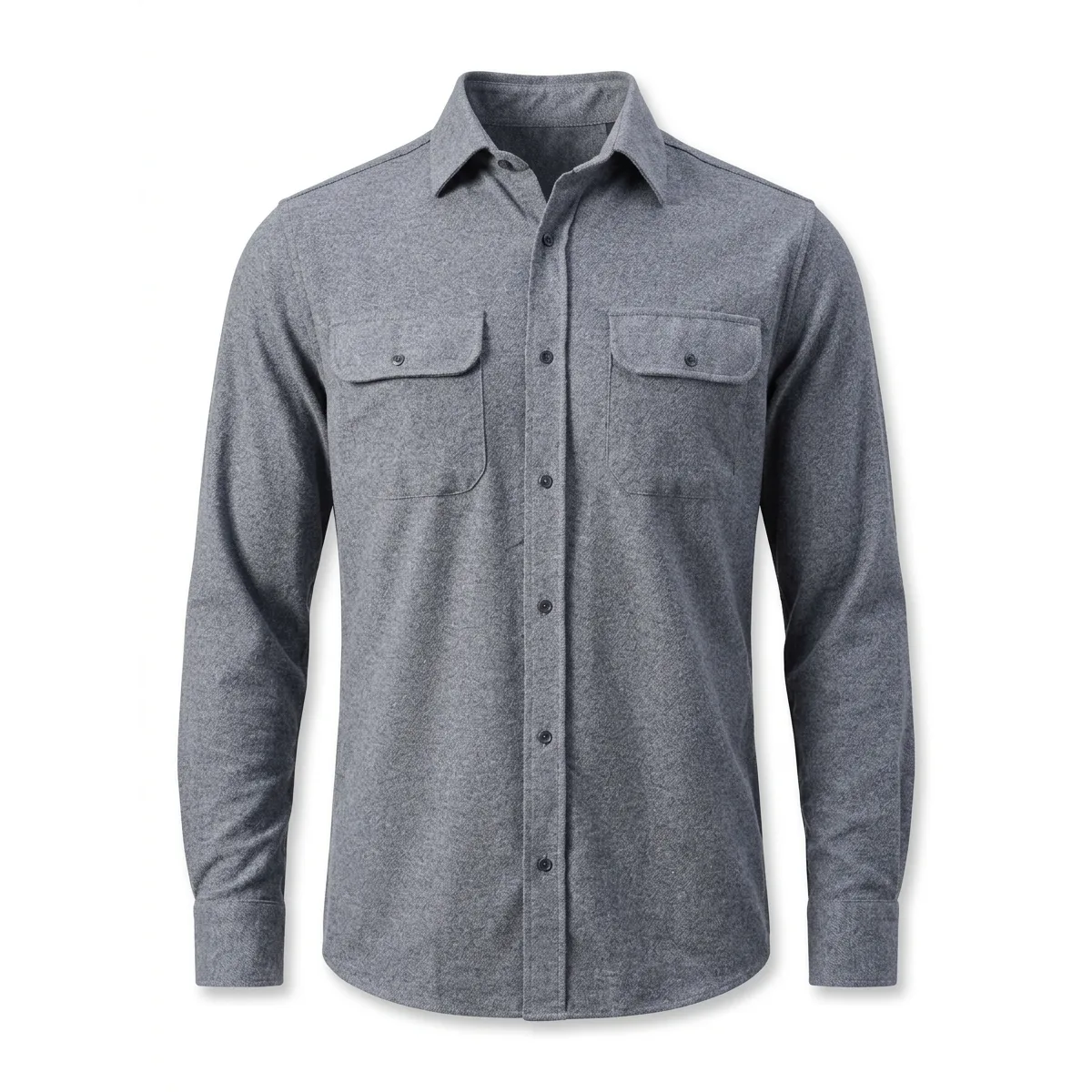Classic-Fit Long-Sleeve Knit Shirt by Garnet